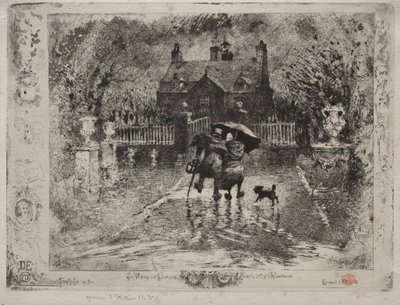 Les Voisins de campagne, 1879-1880 - Felix Hilaire Buhot