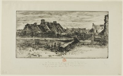 Les Grandes Chaumières - Felix Hilaire Buhot