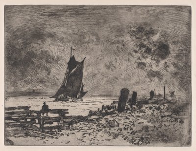 Le Petit Marin - Souvenir de Medway, 1879 - Felix Hilaire Buhot