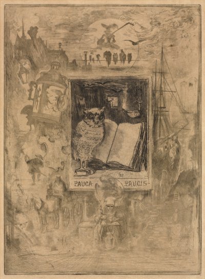 Le Hibou - Felix Hilaire Buhot