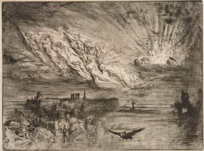 Les Esprits des Villes des Morts - Felix Hilaire Buhot