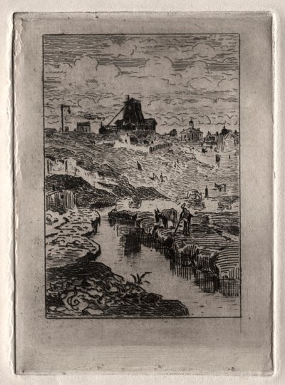 Le puits de la colline de Cailles - Felix Hilaire Buhot