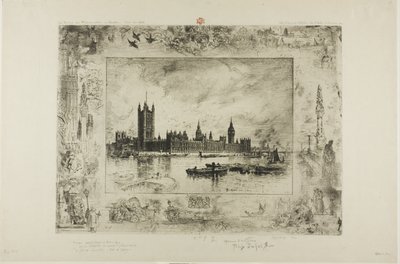 Palais de Westminster - Felix Hilaire Buhot