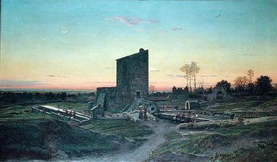 Paysage romain ou, La blanchisserie d
