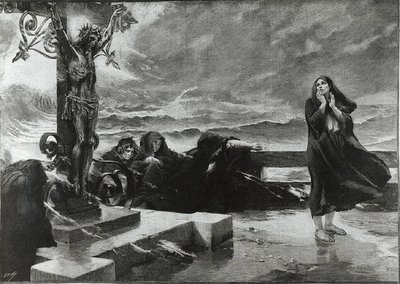 Le Signe (gravure) - Felix Hippolyte Lanoue
