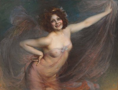 Portrait de Loie Fuller - Felix Hippolyte Lucas