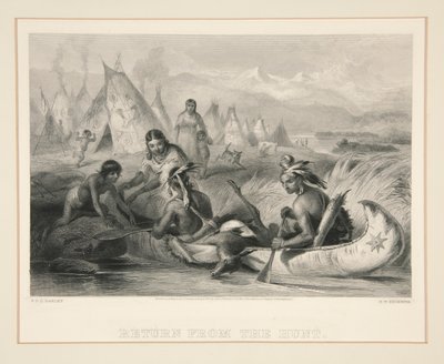 Retour de la chasse - Felix O. C. Darley