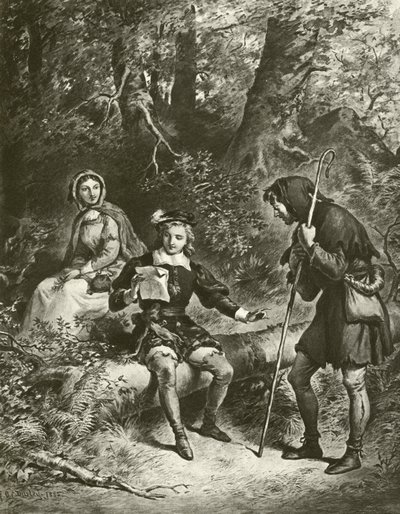 Comme il vous plaira. Acte IV-Scène III - Felix Octavius Carr Darley