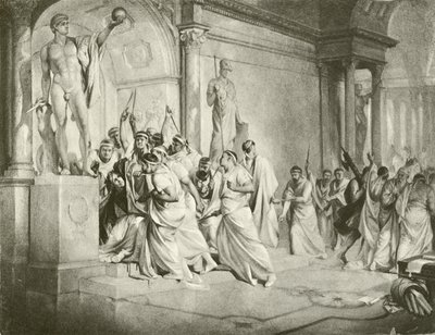 Jules César. Acte III-Scène I - Felix Octavius Carr Darley