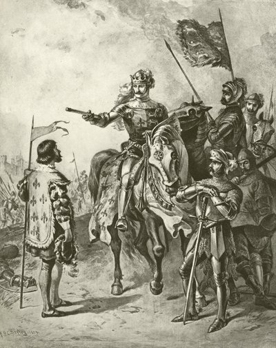 Le Roi Henri V, Acte IV, Scène VII - Felix Octavius Carr Darley