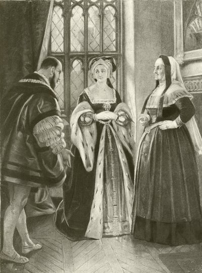 Roi Henri VIII. Acte II, Scène III (gravure) - Felix Octavius Carr Darley