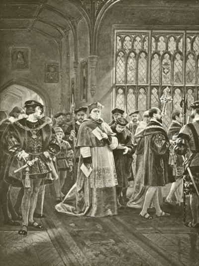 Le roi Henri VIII. Acte I, Scène I (gravure) - Felix Octavius Carr Darley