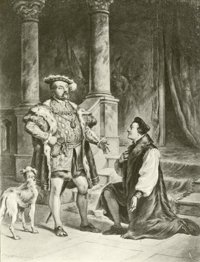 Le Roi Henry VIII. Acte V-Scène I - Felix Octavius Carr Darley