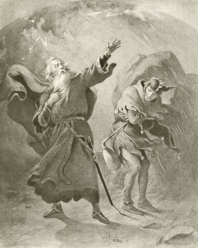 Le Roi Lear. Acte III, Scène II - Felix Octavius Carr Darley