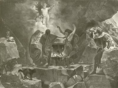 Macbeth. Acte IV, Scène I - Felix Octavius Carr Darley