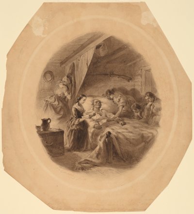 La mort du squatter - Felix Octavius Carr Darley