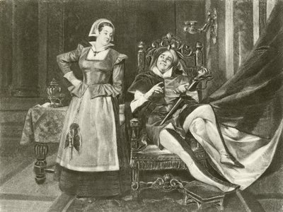 La Nuit des rois. Acte I-Scène V - Felix Octavius Carr Darley