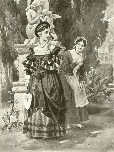 Les Deux Gentilshommes de Vérone. Acte I, Scène II - Felix Octavius Carr Darley