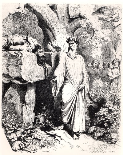 Sacrifice humain par un druide gaulois, de 