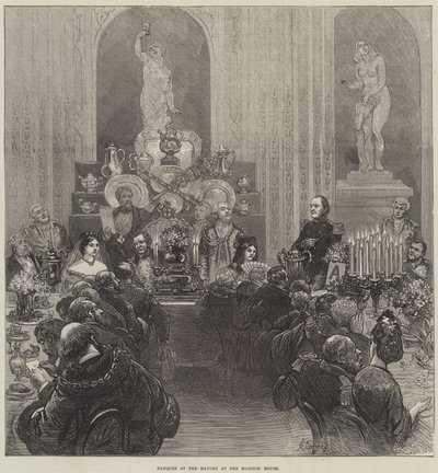 Banquet des maires à Mansion House - Felix Regamey