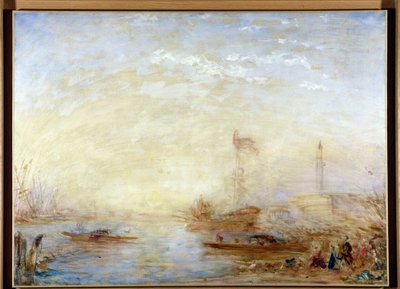Vue de Venise et du Bucentaure - Félix Ziem