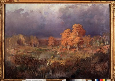 Marécage dans la forêt, Automne - Feodor Alexandrovich Vassiliev