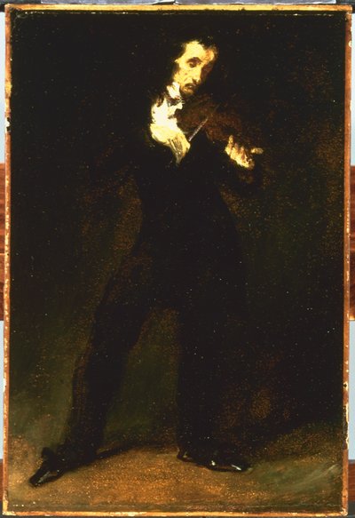 Paganini - Ferdinand Victor Eugene Delacroix