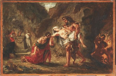 Hercule et Alceste - Ferdinand Victor Eugene Delacroix