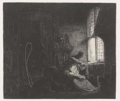 (La Sainte) Famille dans une pièce - Ferdinand Bol