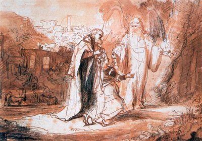 Un ange du Seigneur apparut à la femme de Manoah - Ferdinand Bol