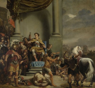 Le consul Titus Manlius Torquatus ordonne la décapitation de son fils, 1662-1664 - Ferdinand Bol