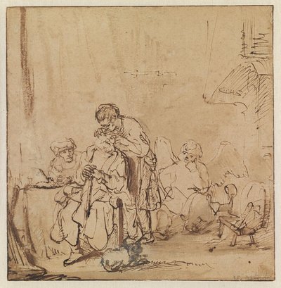 La guérison de Tobit - Ferdinand Bol