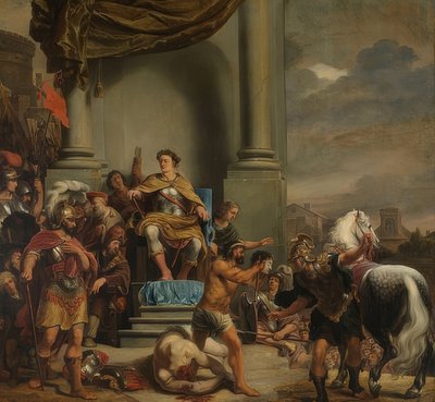 Titus Manlius Imperiosus Torquatus ordonne la décapitation de son fils - Ferdinand Bol