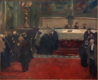 Esquisse pour la Cène - Ferdinand Brutt