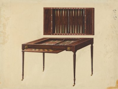 Table de jeu - Ferdinand Cartier