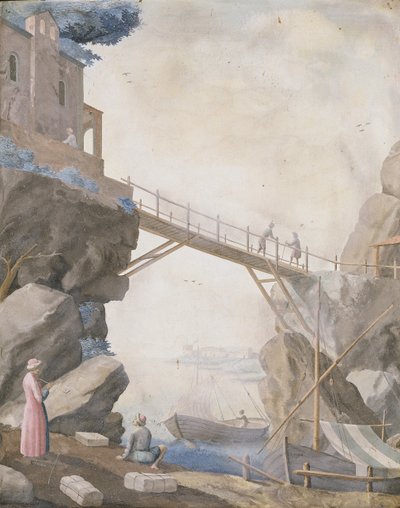 Panneau de scagliola - Ferdinand Enrico Hugford