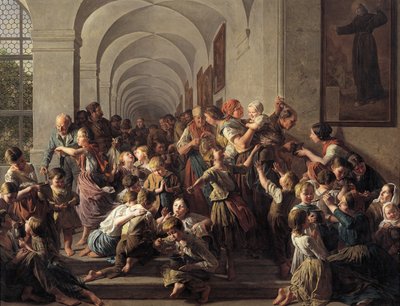 La soupe du monastère - Ferdinand Georg Waldmuller