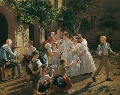 Le matin de la Fête-Dieu par Ferdinand Georg Waldmüller (1793-1865) - Ferdinand Georg Waldmuller
