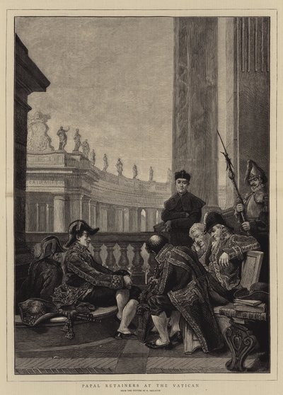 Gardes papaux au Vatican - Ferdinand Heilbuth