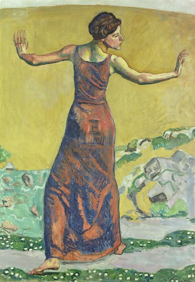 Femme joyeuse - Ferdinand Hodler