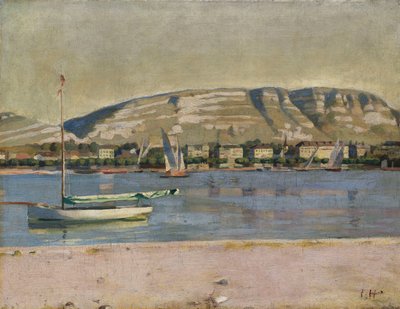 Port de Genève et le Salève, 1878 - Ferdinand Hodler