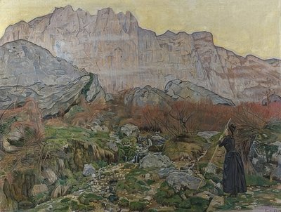 La Vision (paysage de montagne) - Ferdinand Hodler