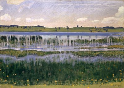 Lac Burgäschi près de Langenthal, vers 1901 - Ferdinand Hodler