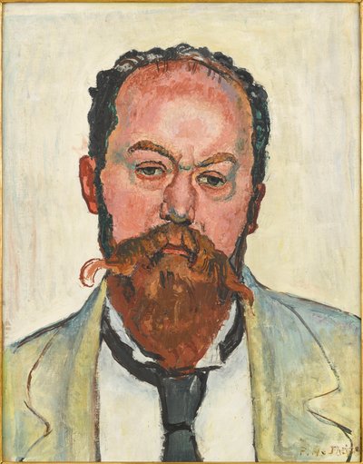 Portrait de Mathias Morhardt 1863-1939, 1913 - Ferdinand Hodler