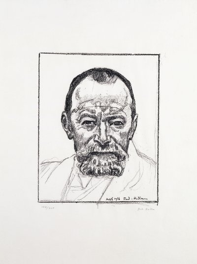 Autoportrait, vers 1916-8 - Ferdinand Hodler