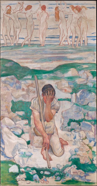 Le Rêve du berger - Ferdinand Hodler