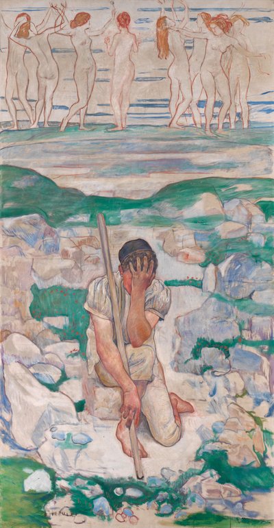 Le rêve du berger - Ferdinand Hodler