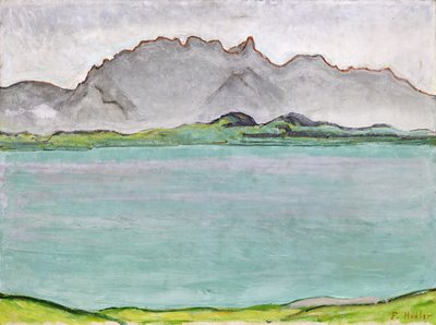 Les montagnes du Stockhorn et le lac de Thoune, 1911 - Ferdinand Hodler