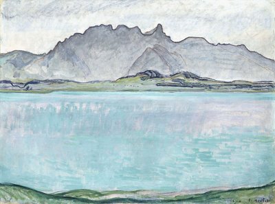 Thunersee avec les montagnes du Stockhorn, 1910 - Ferdinand Hodler