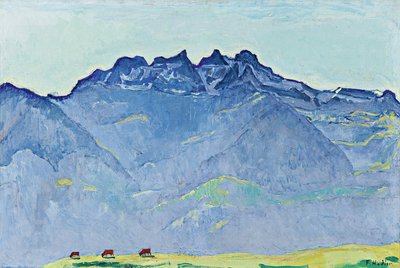 Vue des Dents-du-Midi depuis Champéry - Ferdinand Hodler